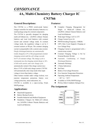 CN3766 datasheet cover page