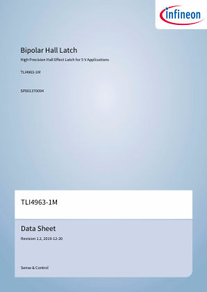 TLI4963-1M datasheet cover page