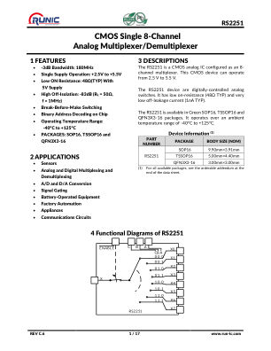 RS2251 数据手册首页