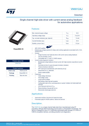 VN9012AJ datasheet cover page