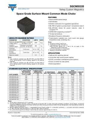 SGCM05339 datasheet cover page