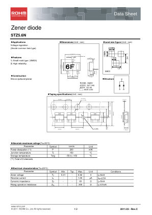 STZ5.6N 数据手册首页