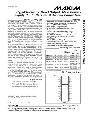 MAX1777-MAX1999 datasheet cover page