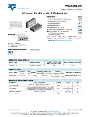 VEMI65AB 数据手册首页