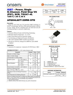 AFGH4L60T120RW-STD 数据手册首页
