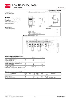 RF201L2SDD datasheet cover page