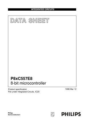 P8XC557E8 datasheet cover page