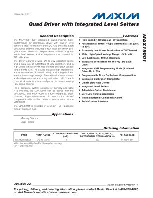 MAX19001-MAX19001BCCB datasheet cover page