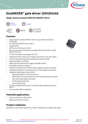 1EDI3051AS datasheet cover page