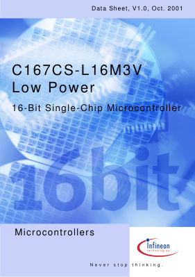 C167CS3V datasheet cover page