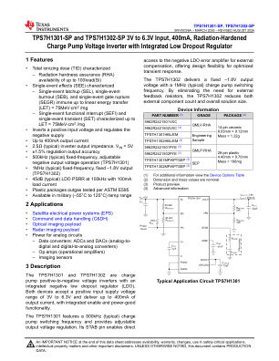 TPS7H1302-SP datasheet cover page