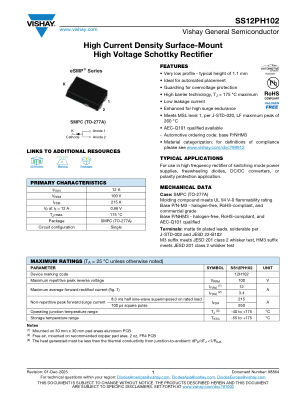 SS12PH10 数据手册首页