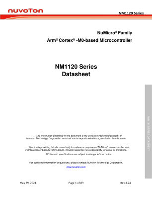 NM1120 datasheet cover page