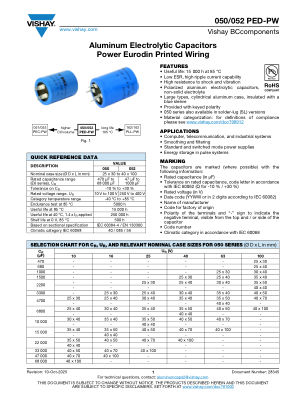 050-052PED-PW 数据手册首页