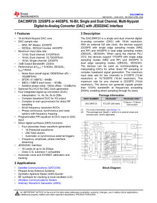 DAC39RF20 数据手册首页