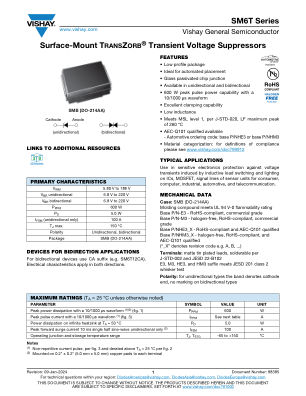 SM6T 数据手册首页