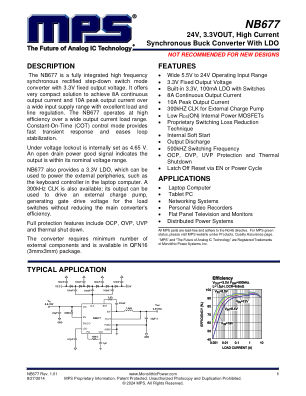 NB677 datasheet cover page