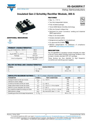 VS-QA300FA17 数据手册首页