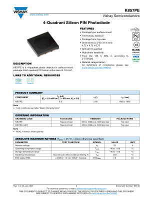 K857PE 数据手册首页