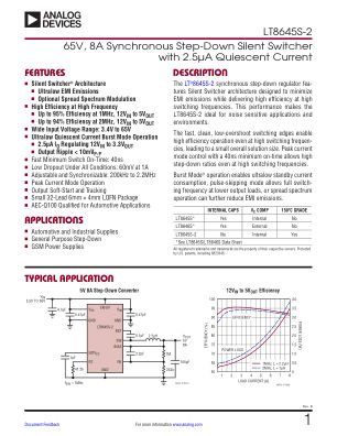 LT8645S-2 datasheet cover page