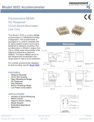 3022-100-N datasheet cover page