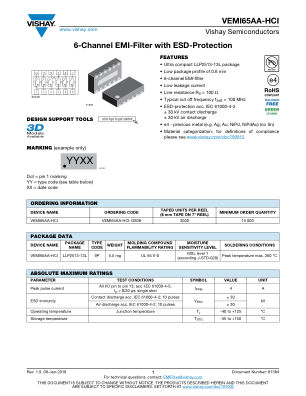 VEMI65AA 数据手册首页