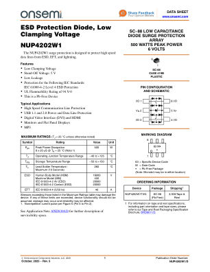 NUP4202W1 数据手册首页