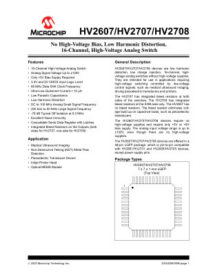 HV2607T-C 数据手册首页