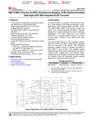 AMC131M03 datasheet cover page