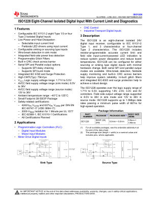 ISO1228 数据手册首页