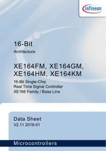 SAK-XE164FM-72F80LR-AB datasheet cover page