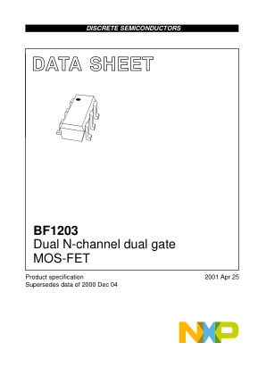 BF1203 数据手册首页
