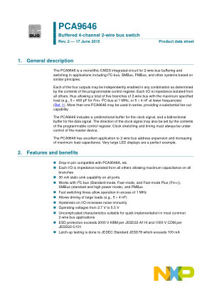 PCA9646 datasheet cover page