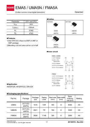 UMA5N 数据手册首页