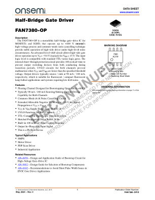 FAN7380-OP 数据手册首页