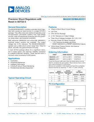 MAX6330-MAX6331 datasheet cover page