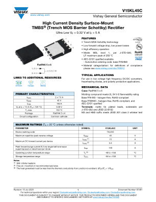 V15KL45C datasheet cover page
