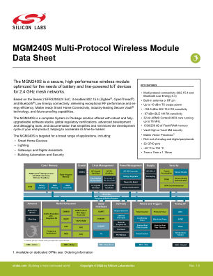 MGM240SA22VNA2 datasheet cover page