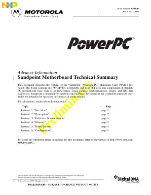 SPX2 datasheet cover page