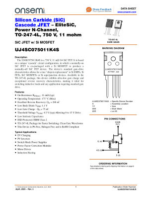 UJ4SC075011K4S 数据手册首页