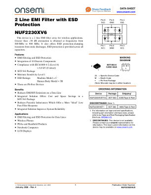 NUF2230XV6 数据手册首页