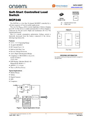 NCP340 数据手册首页