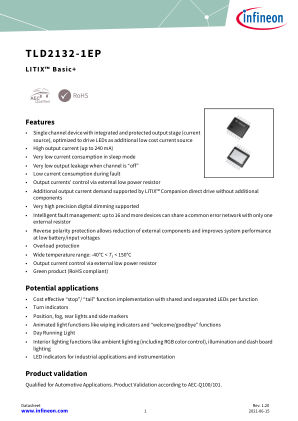 TLD2132-1EP datasheet cover page