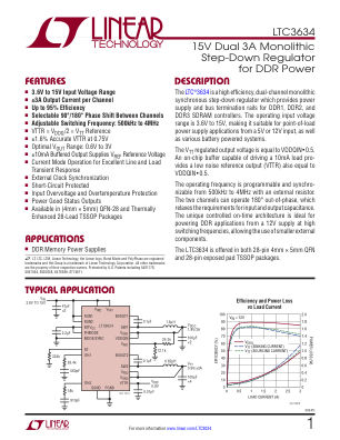 3634FC datasheet cover page