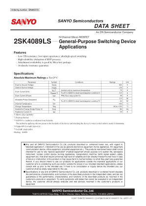 2SK4089LS 数据手册首页