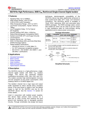 ISO7810 数据手册首页