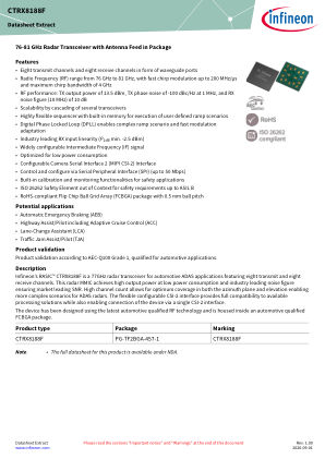 CTRX8188F datasheet cover page