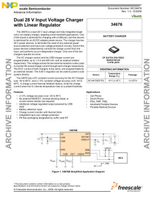 MC34676 datasheet cover page