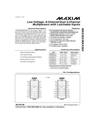 MAX382-MAX384 datasheet cover page
