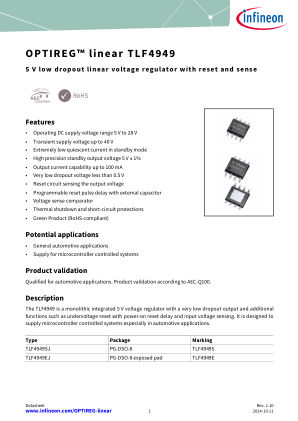 TLF4949 datasheet cover page